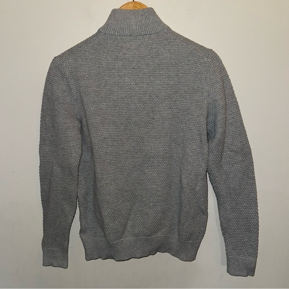 Vineyard Vines Hamilton Sweater Half Zip Gray Sweater Men’s Size Extra Small - Picture 6 of 8